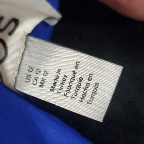 COS Deep Blue Maxi Dress with Ruffle Accent - Picture 5 of 10